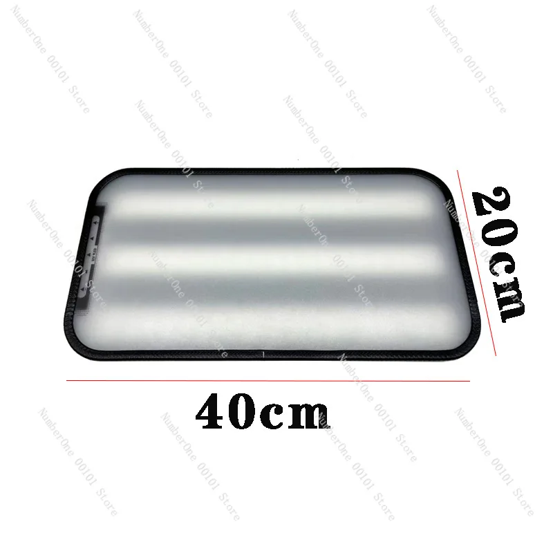 Car Dent Repair Tool 9-Color Adjustable Light Striped Pit Dent Detection, Suction Cup Magnet 2 Bracket