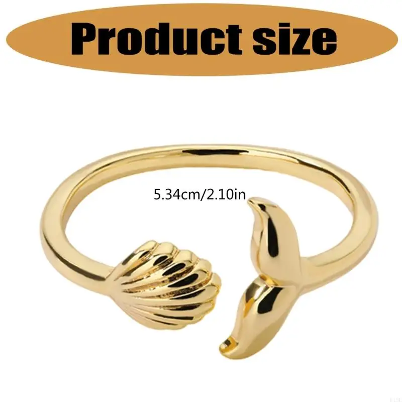 Anéis datação e15e anéis abertos anéis dedo ajustáveis ​​Tail cauda cauda cauda capa cobre, adequada para e