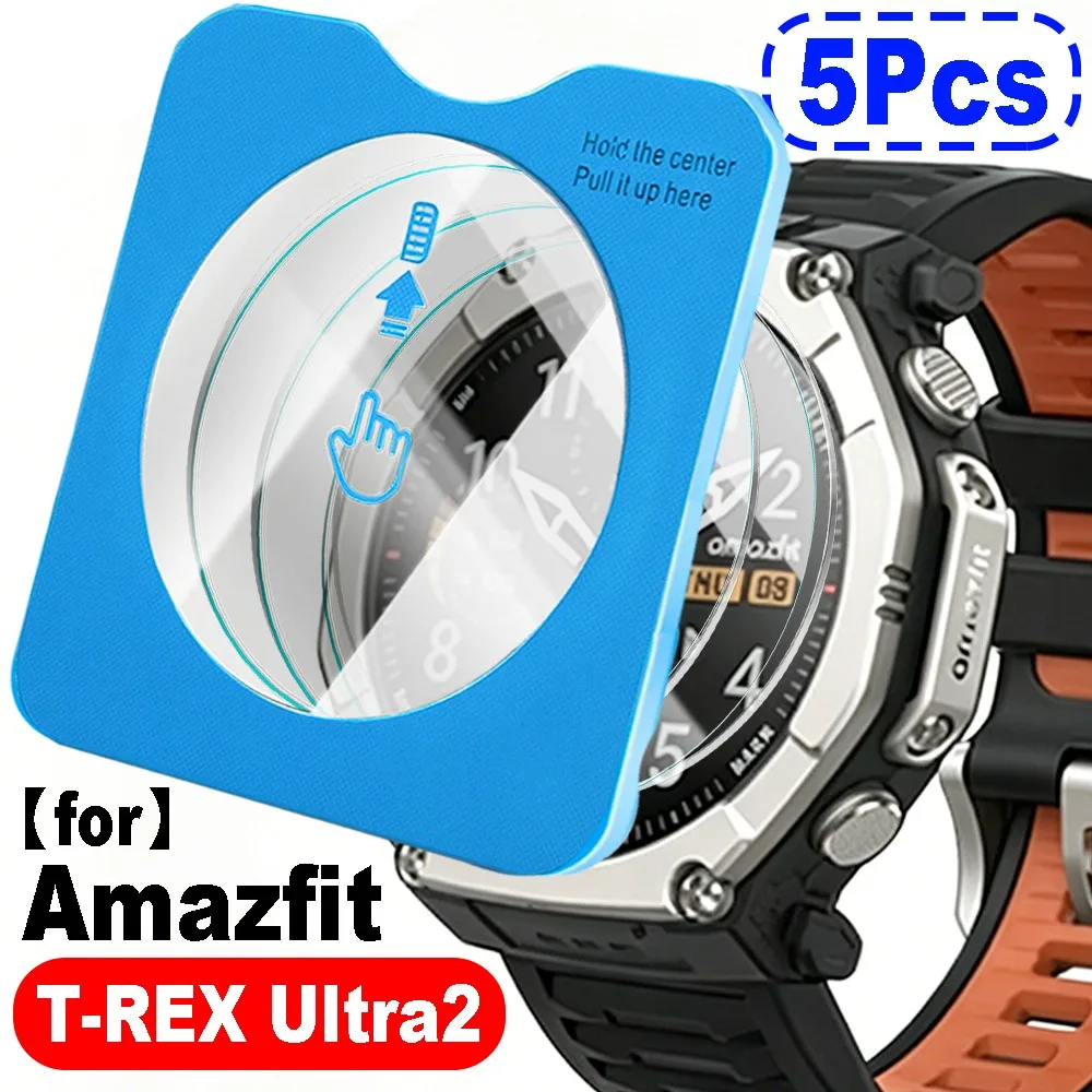 

Защитные пленки для Amazfit T-REX Ultra 2, простые в установке, HD-прозрачные, из закаленного стекла, для смарт-часов TRex Ultra2, аксессуары.
