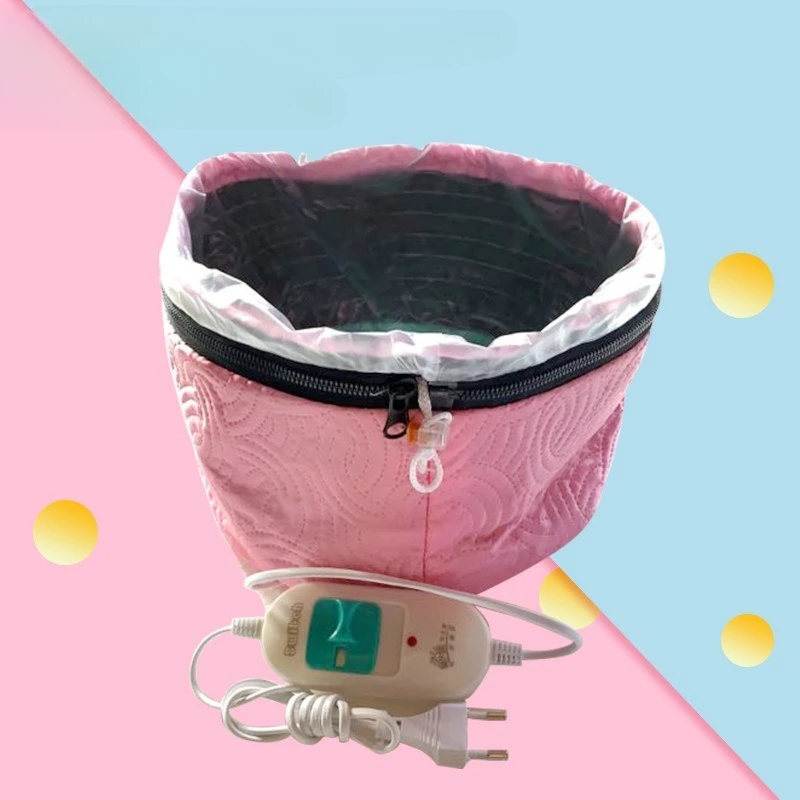 العلاج الحراري غطاء للشعر التدفئة الشعر باخرة الرعاية اكسسوارات بونيه للنساء مجفف الشعر سبا المنزل صالون التصميم 220 فولت