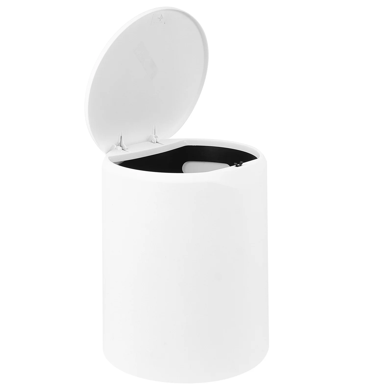 

1 pc Push-Type Trash Can 3L Nordic Style Household Bathroom Bedroom Kitchen Garbage Bin Double Layer Waste Paper Basket