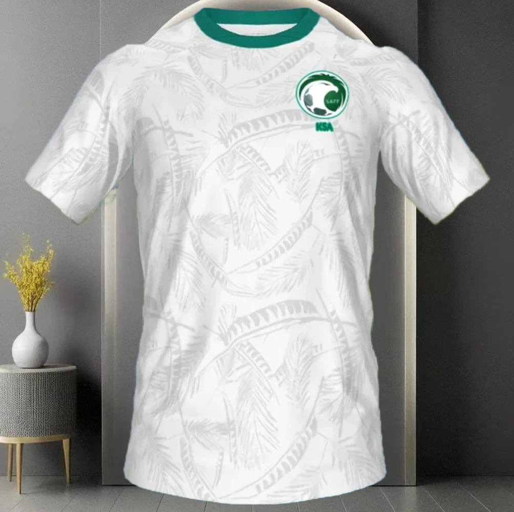

Saudi Arabia National Football Team, 3D Printed T-shirts for Fans, Breathable T-shirts for Men and Adults