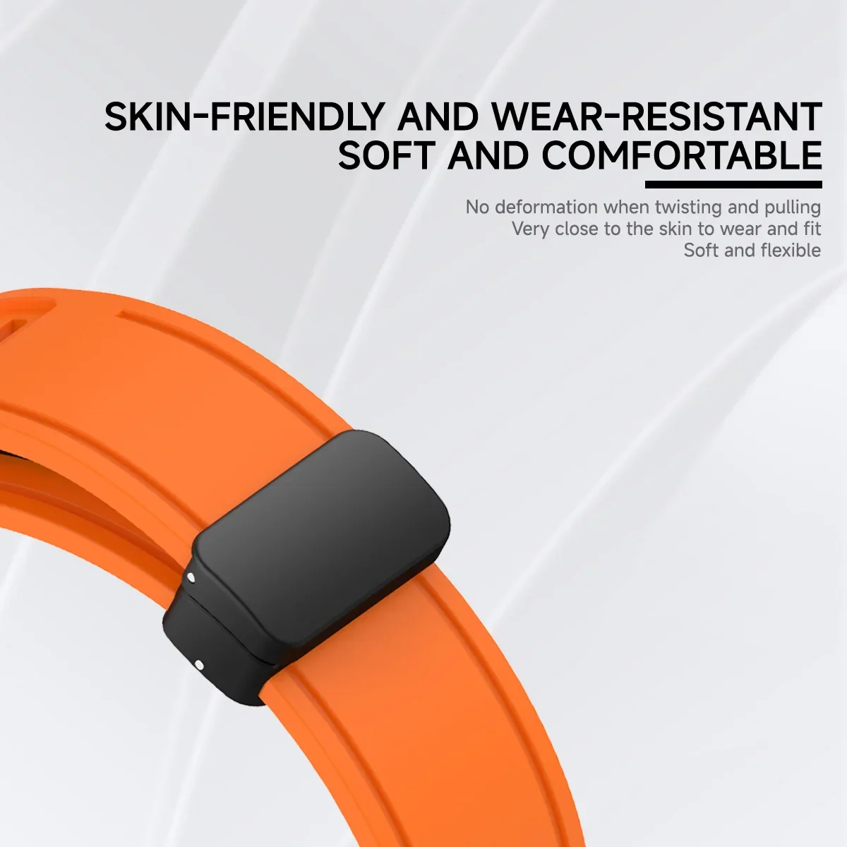 Silicone 22mm Strap for Huawei GT 2 3 4 46mm WristStrap for Huawei Watch3 GT4 GT2/2e Pro Magic2 Ultimate Bracelet Magnetic Band