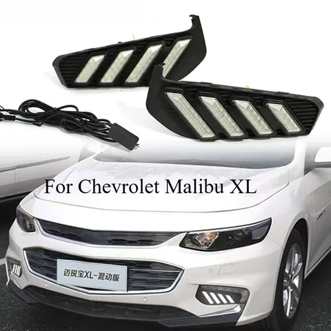 Chevrolet Malibu XL 2016 2017 2018 LED 주간 주행 등 수정된 전용 흐름 방향 지시등 Chevrolet Malibu XL 2016 2017 2018 LED 주간 주행 등 수정된 전용 흐름 방향 지시등