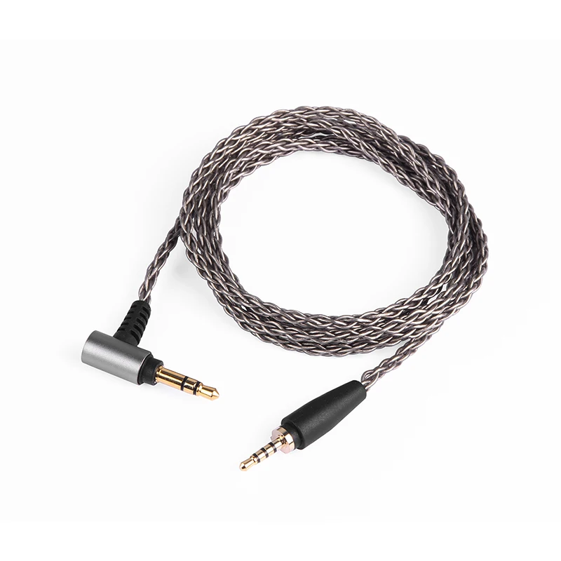 For Sennheiser Urbanite Earphone Replaceable Cable 3.5mm to 2.5mm Single Crystal Copper Silver Plated