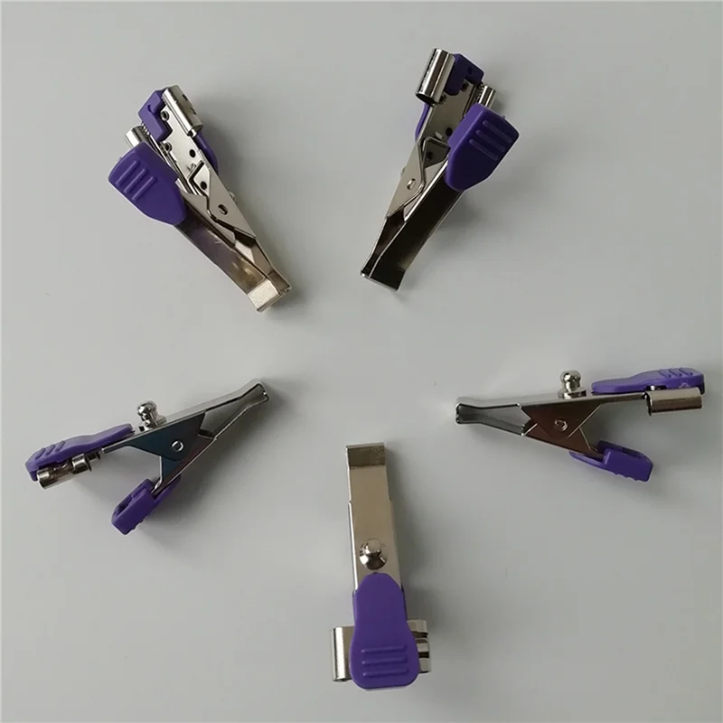 

【ABUP】20Pcs Reusable ECG/EKG Alligator Clip Electrodes For Animals, Pets, Dogs, Cats And Veterinary, Used To Fix Cables
