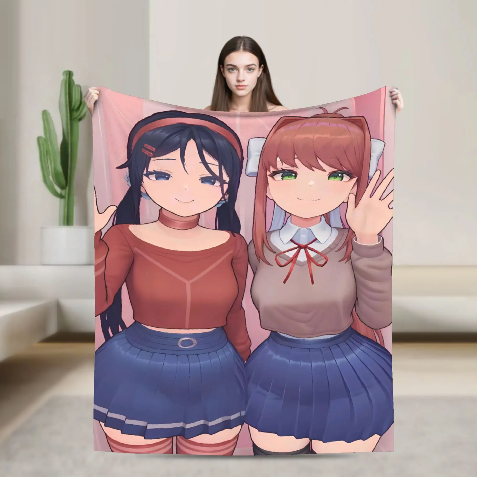 

Video Game Miside Mita Blanket Decorative Flannel Bedding Throws For Home Decor Super Warm Design Quality Bedspread Gift Idea