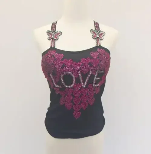 Rhinestones Camis Women Bling Bling Rhinestones Tanks Tops sexy summer tops