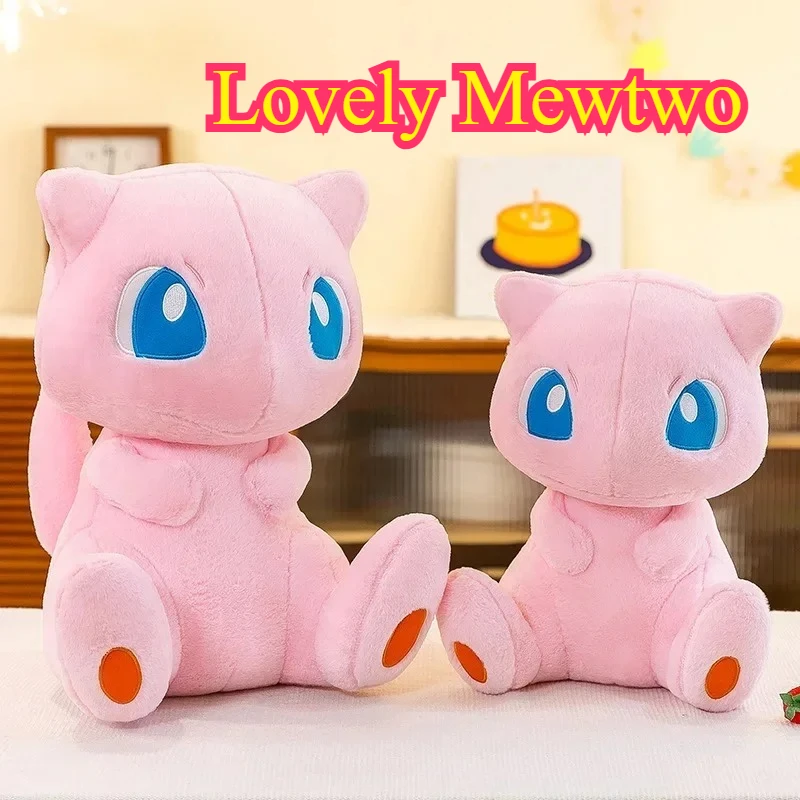 

Anime Pokemon Mewtwo Plush Toy Big Szie Kawaii Go Dex Mew Plush Doll Soft Stuffed Cartoon Doll Pillow Kid Lovely Birthday Gift