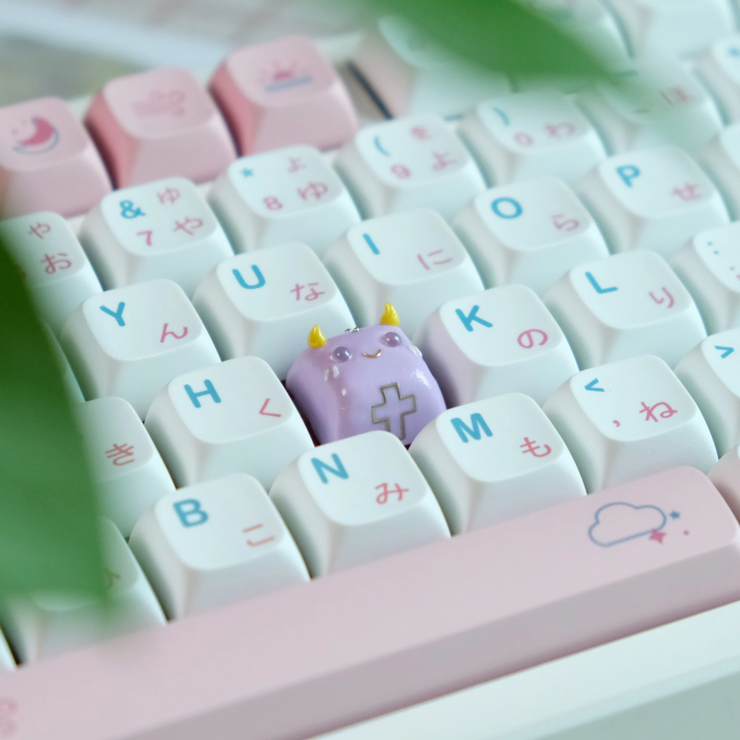 ESC Gebet Keycap Nette Papagei Personalisierte Handgemachte Keycap Kreative Geschenk Geeignet für Mechanische Tastatur