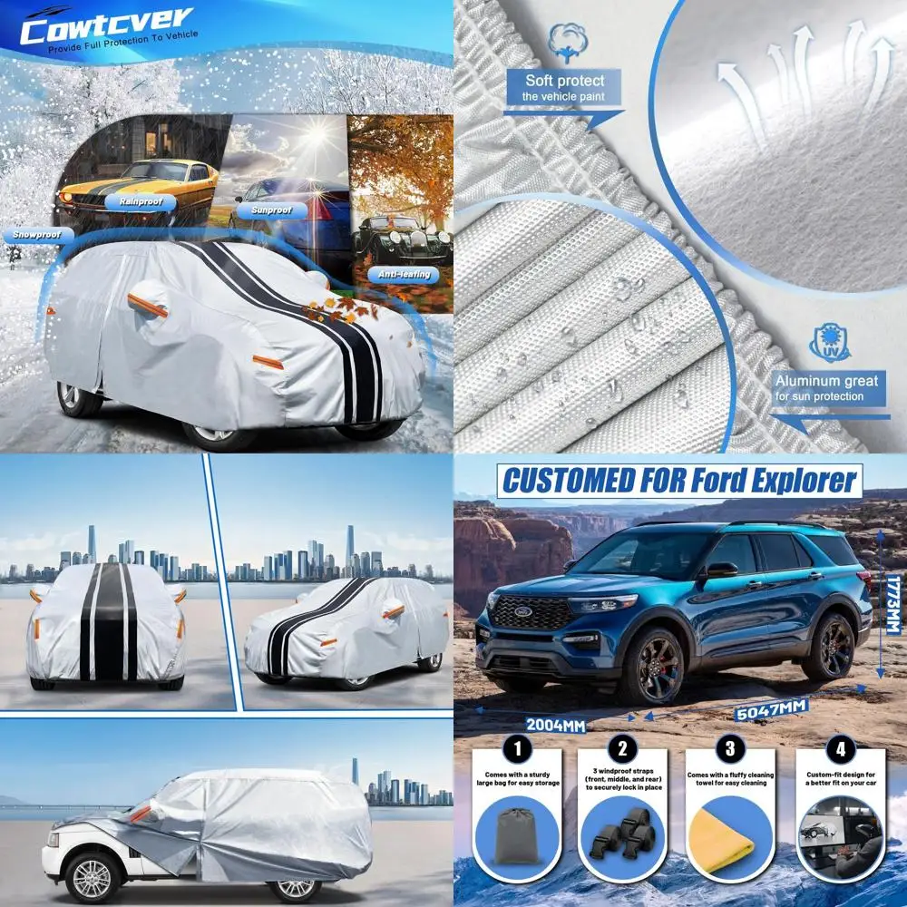 

Чехол для внедорожника Ford Explorer (2006-2025) на заказ - водонепроницаемый, всепогодный, с защитой от УФ-излучения