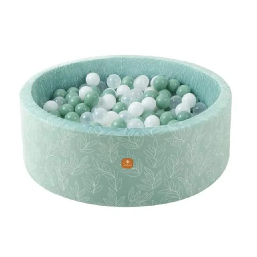 

Foam Ball Pit 35.4"x 11.8" for Toddlers and,Round Ball Pool Indoor Outdoor Baby Playpen, Ideal Gift for Infants, Balls not Incl