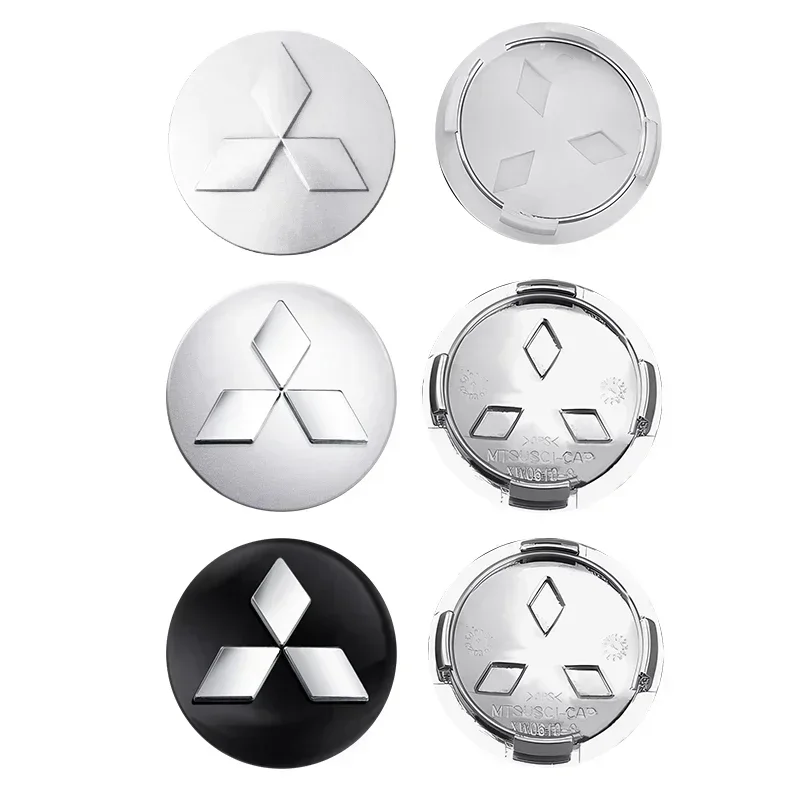 4pcs 60mm Wheel Center Cap Logo Hub Cover Badge Emblem For Mitsubishi Asx Lancer Pajero 4 Outlander 3 Xl l200 EX10 Colt Pajero