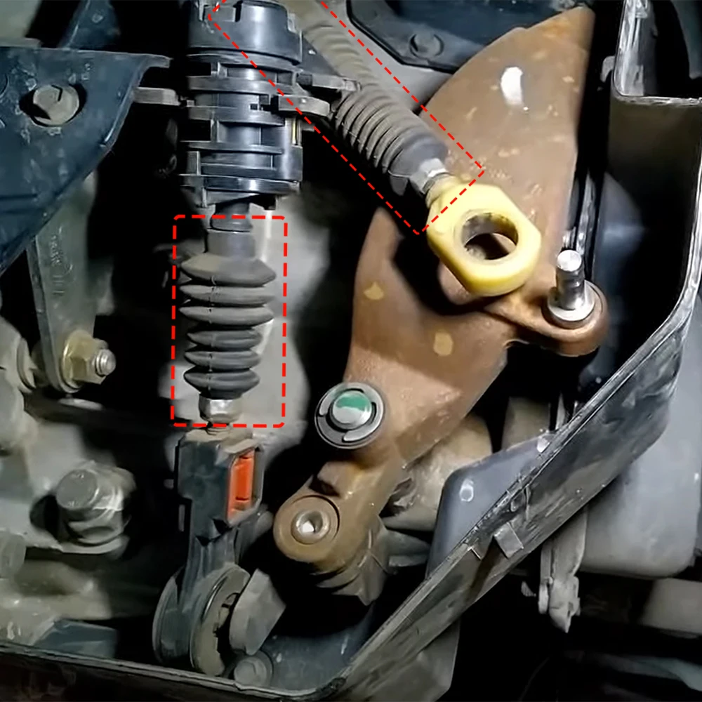 Para Ford Focus Fiesta Fusion 2002 2004 2008, Cable de cambio de caja de cambios Manual, palanca de cambios, extremo de articulación, varilla de polaina, manga de conexión