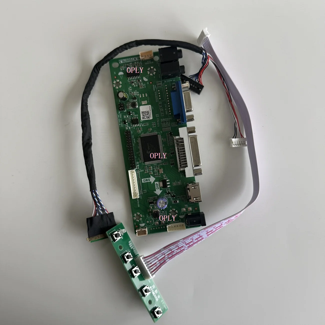 

M.NT68676 Дисплей платы контроллера HDMI-совместимый комплект VGA DVI для N089L6 N089L6-L01 N089L6-L02 1024x600 8,9-дюймовый 40-контактный светодиодный ЖК-дисплей