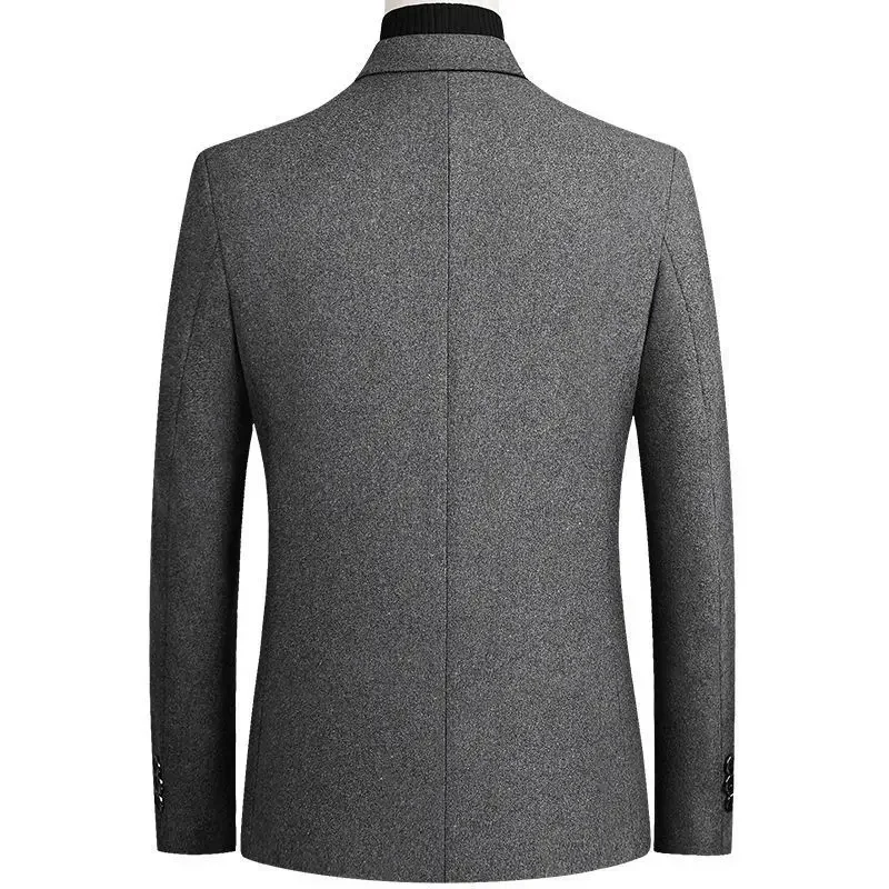 Manteau coupe-vent décontracté pour hommes d'affaires, manteau à manches longues, coupe couvertes, manteau imbibé, nouveau style pour jeunes hommes, document solide, automne et hiver