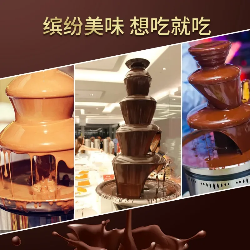Cafeteria Hotel Stall Chocolate Birthday Booth Drizzle Waterfall Machine