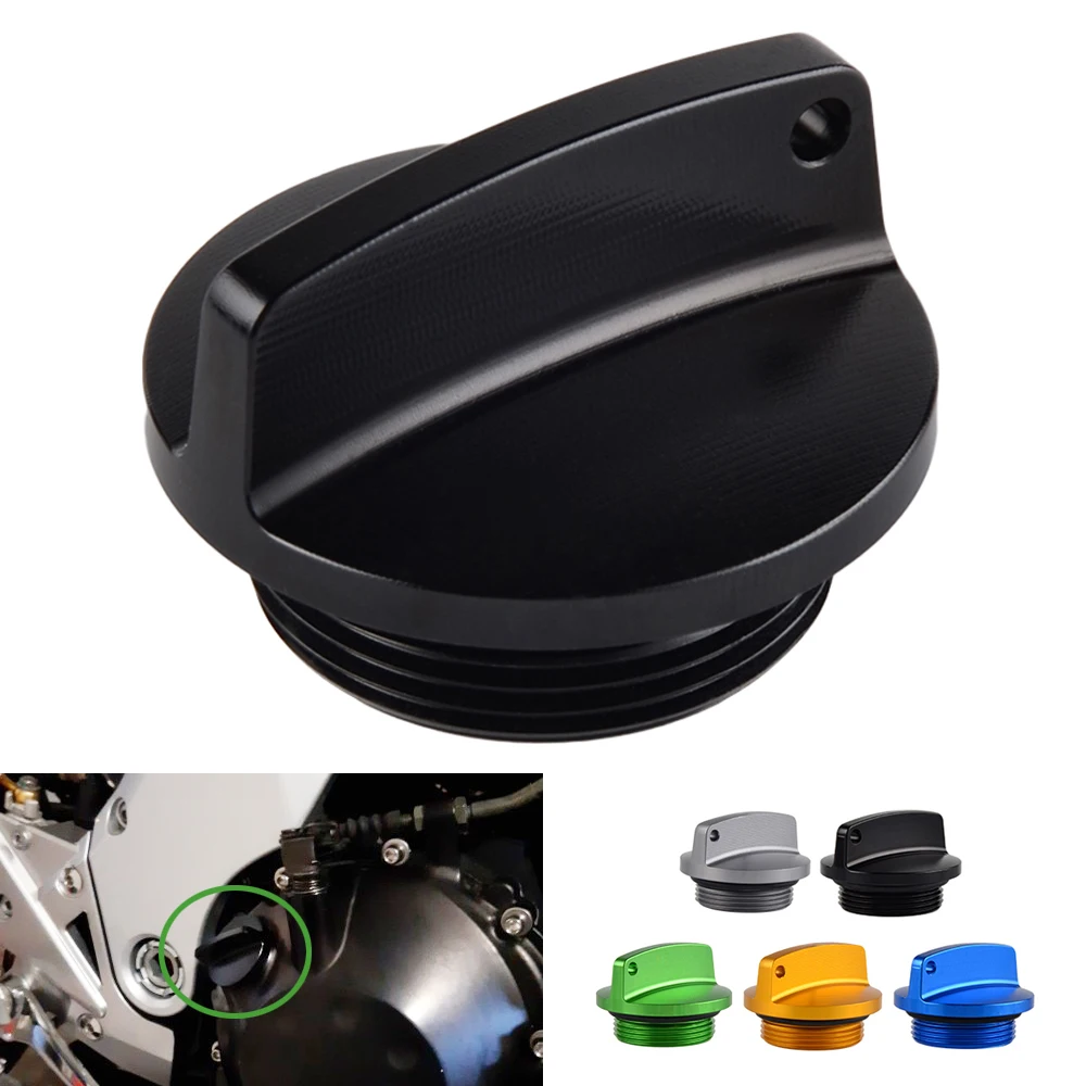 Motorcycle Oil Filler Cap Plug Cover for Kawasaki Z1000 2003-2009 Z250 2013-2015 Z750 Z750S 2004-2010 GTR 1400 2008-2016