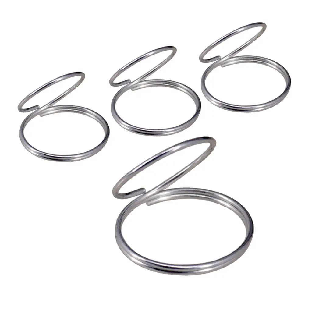 4 قطع جيتار يختار الإصبع على شكل فراشة معدنية