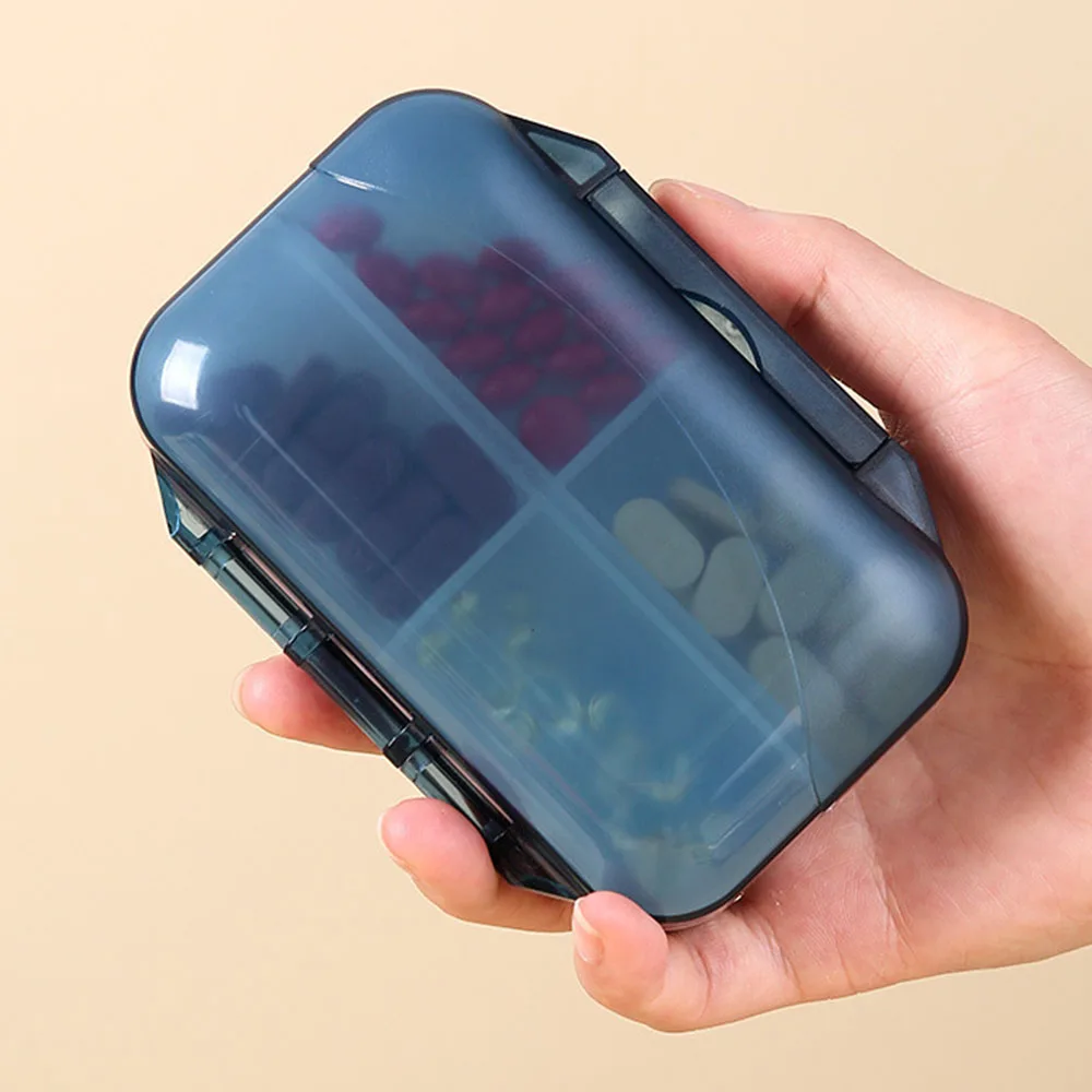 7 Days Pill Storage Box Holder Portable Medicines Dispenser Large Sealer Travel Tablet Storage Case Container Organizer