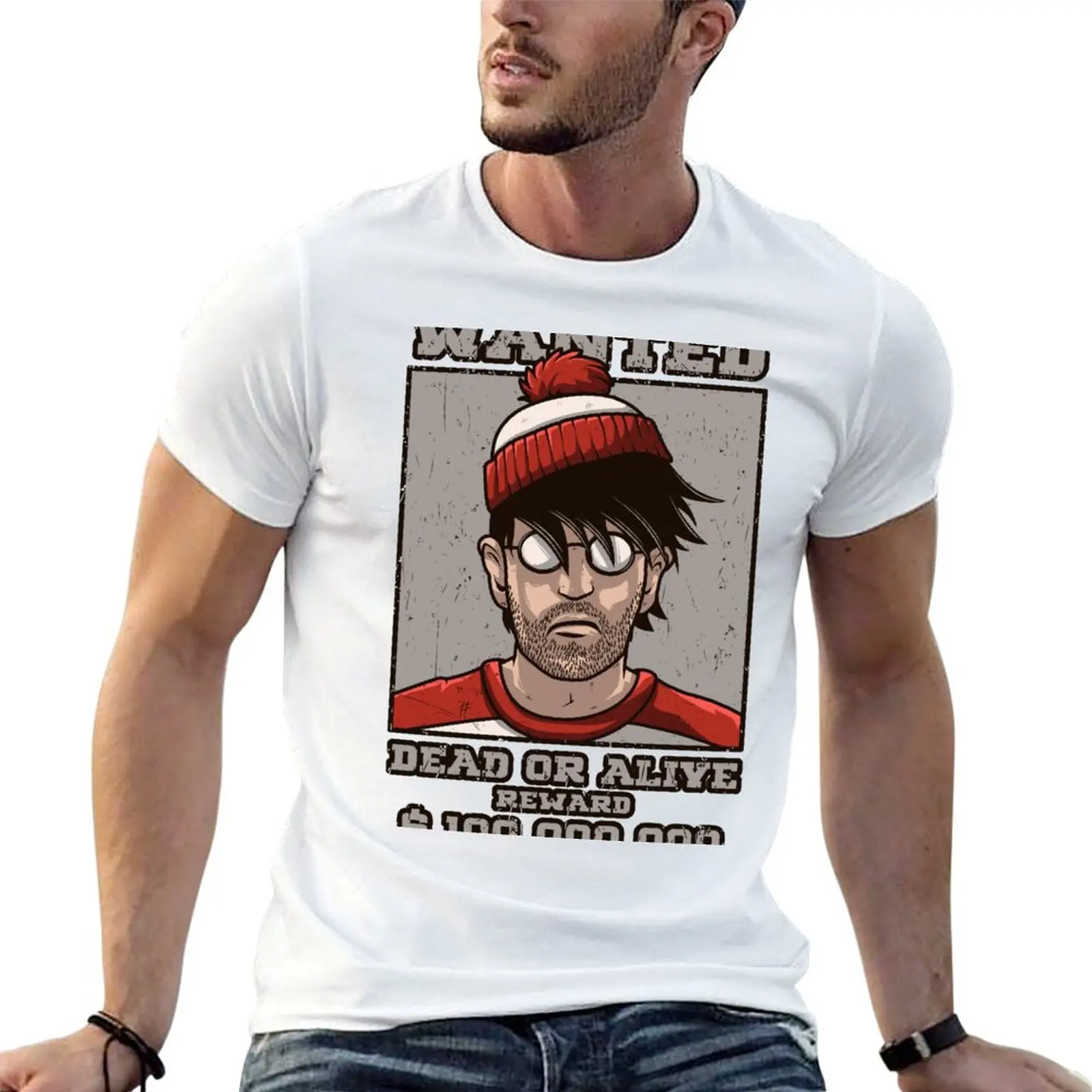 Wanted Wally T-Shirt tees cute tops T-shirt men