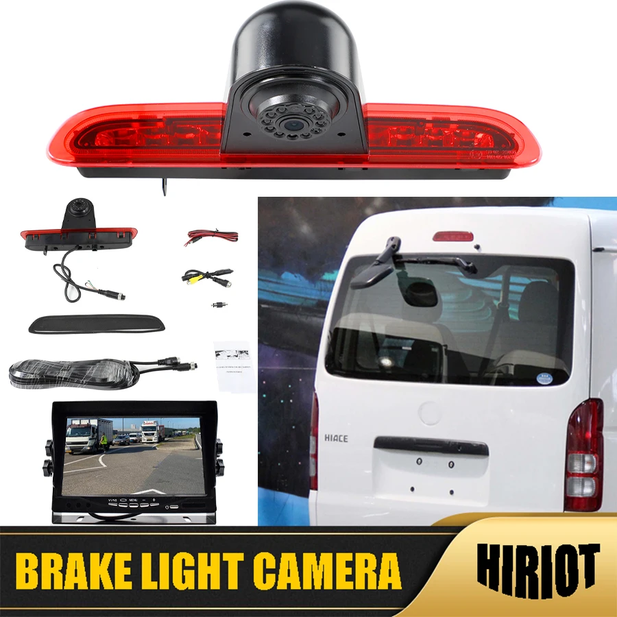 

Car Rear View BackUp Brake Light Camera for TOYOTA Hiace 2005-2018 backup rear view reverse parking vehicle camera Night Vision