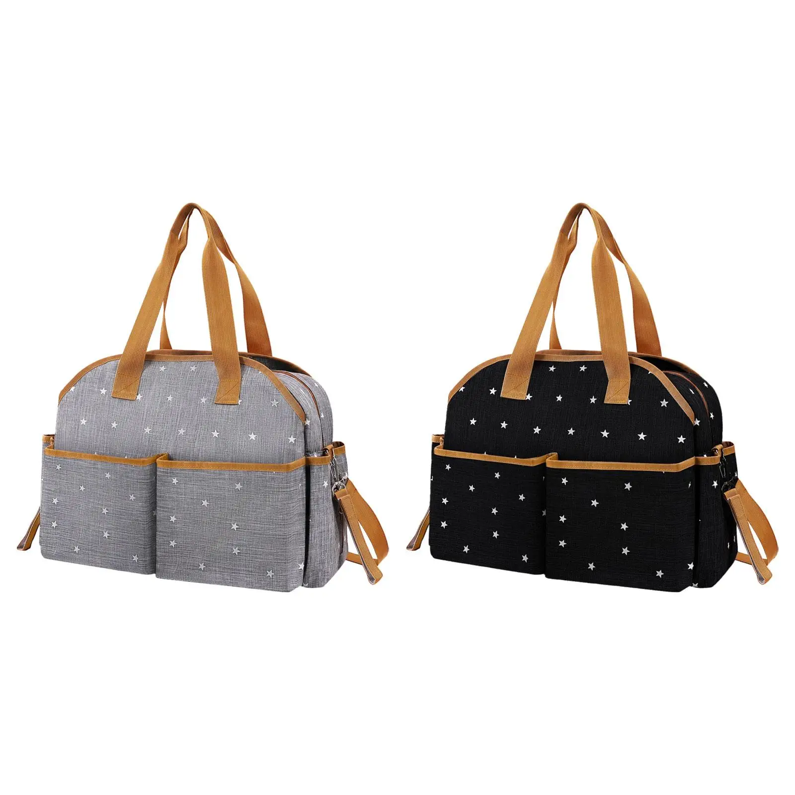 حقيبة حمل للحفاضات متعددة الوظائف، حقيبة كتف أنيقة، منظم للسفر، حقيبة حفاضات الطفل للسفر في الهواء الطلق، هدايا استحمام الطفل #2