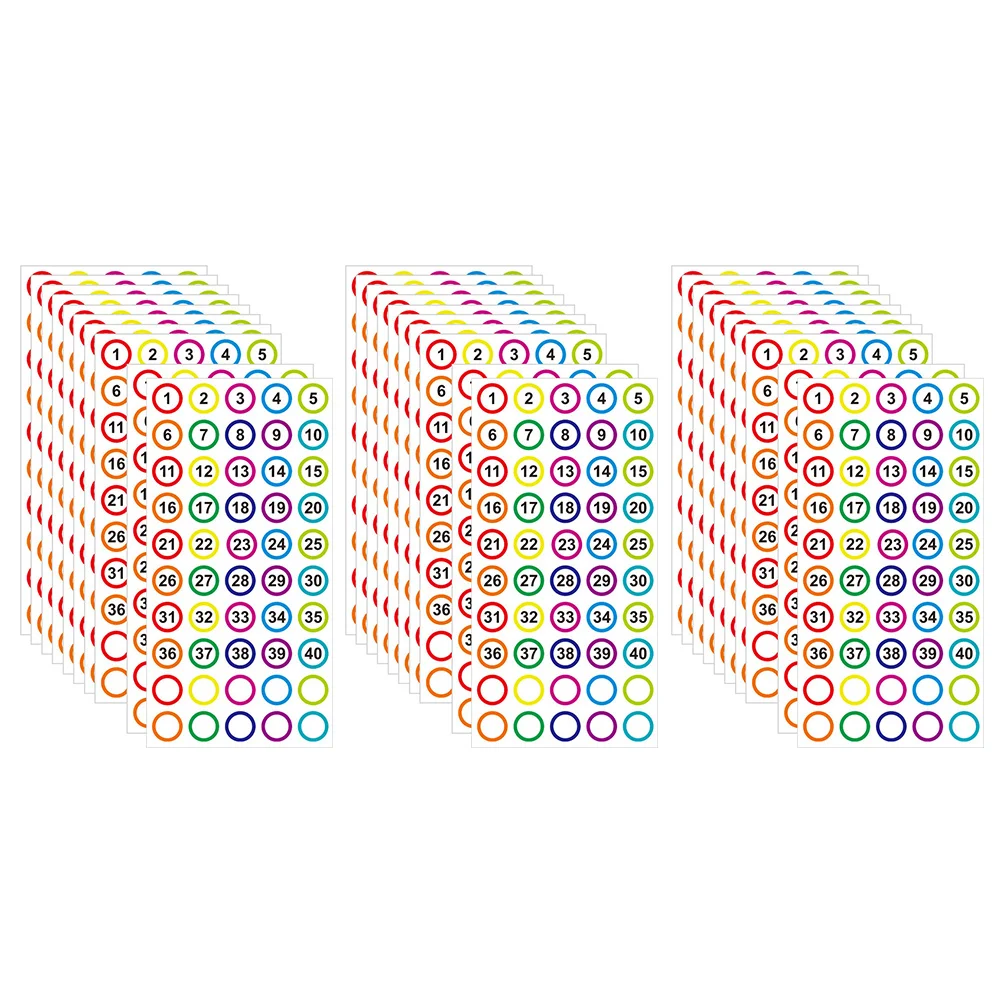 

Digital Stickers Round Number Stickers Sheets Circle Number Labels Mini Electronic Adhesive Removable Craft Supplies Folder Tag