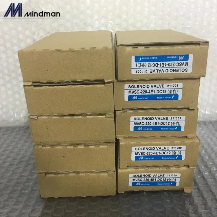 Taiwan gold MINDMAN solenoid valve MVSC-220/260-4E1/4E2-DC24V/AC220V new