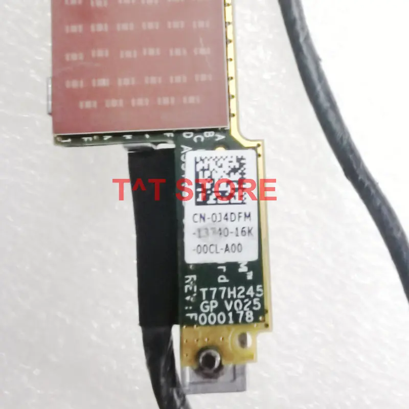 Original For DELL Alienware M14X Laptop WirelessHD WiHD Transmitter Circuit Board WITH Cable J4DFM 0J4DFM Free Shipping