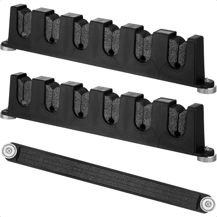 

2 Pcs Magnetic Fishing Rod Holder for Car Fishing Pole Rack Vertical Rod Storage Holders for Truck Bed Boat Wall Garage Door