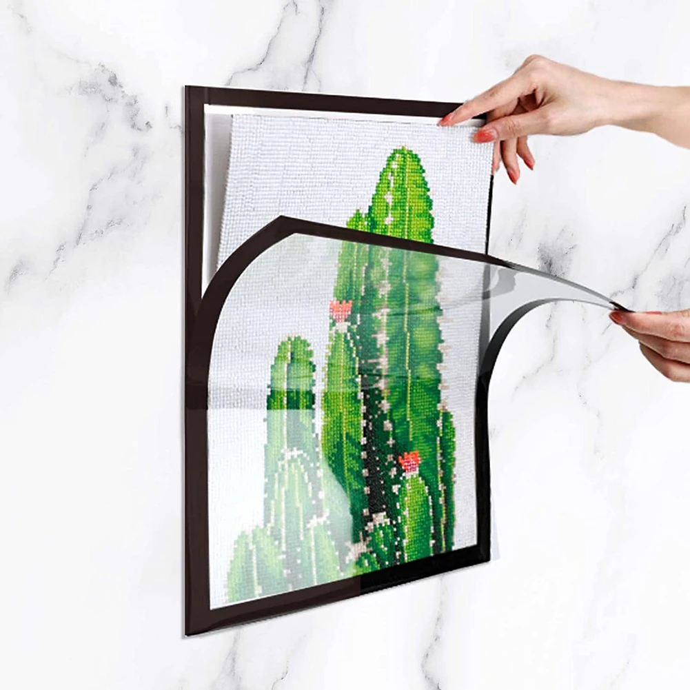 1/2/4PCS Picture Frame 12x16 Inch Magnetic DIY Art Frame Black For Painting Certificates Posters Home Decor Commemorative Gifts