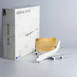 78007 Alloy Collectible Plane Gift NG Model 1:400 Blank Model Boeing B747-8 Diecast Aircraft Jet Model