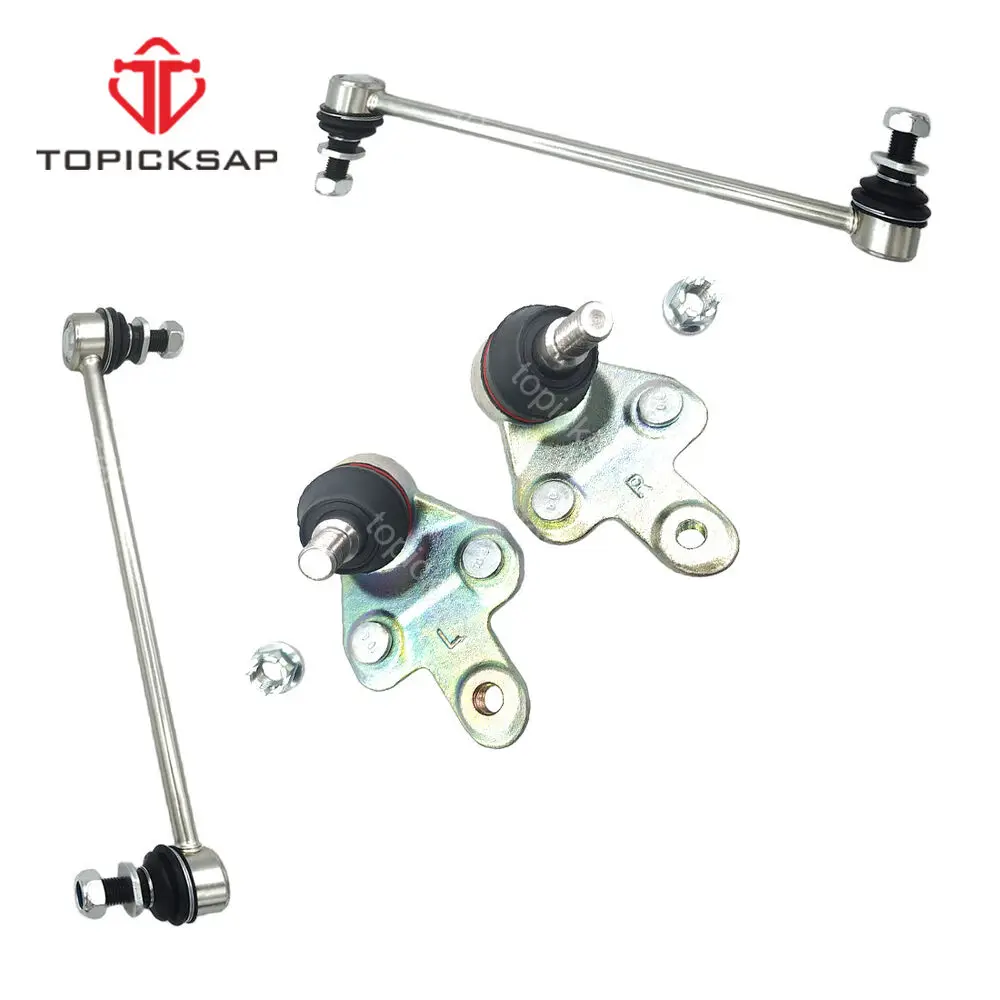 TOPICKSAP 4pcs Front Lower Ball Joints Sway Bar End Links Kits for Toyota Sienna 2011 2012 2013 2014 - 2020