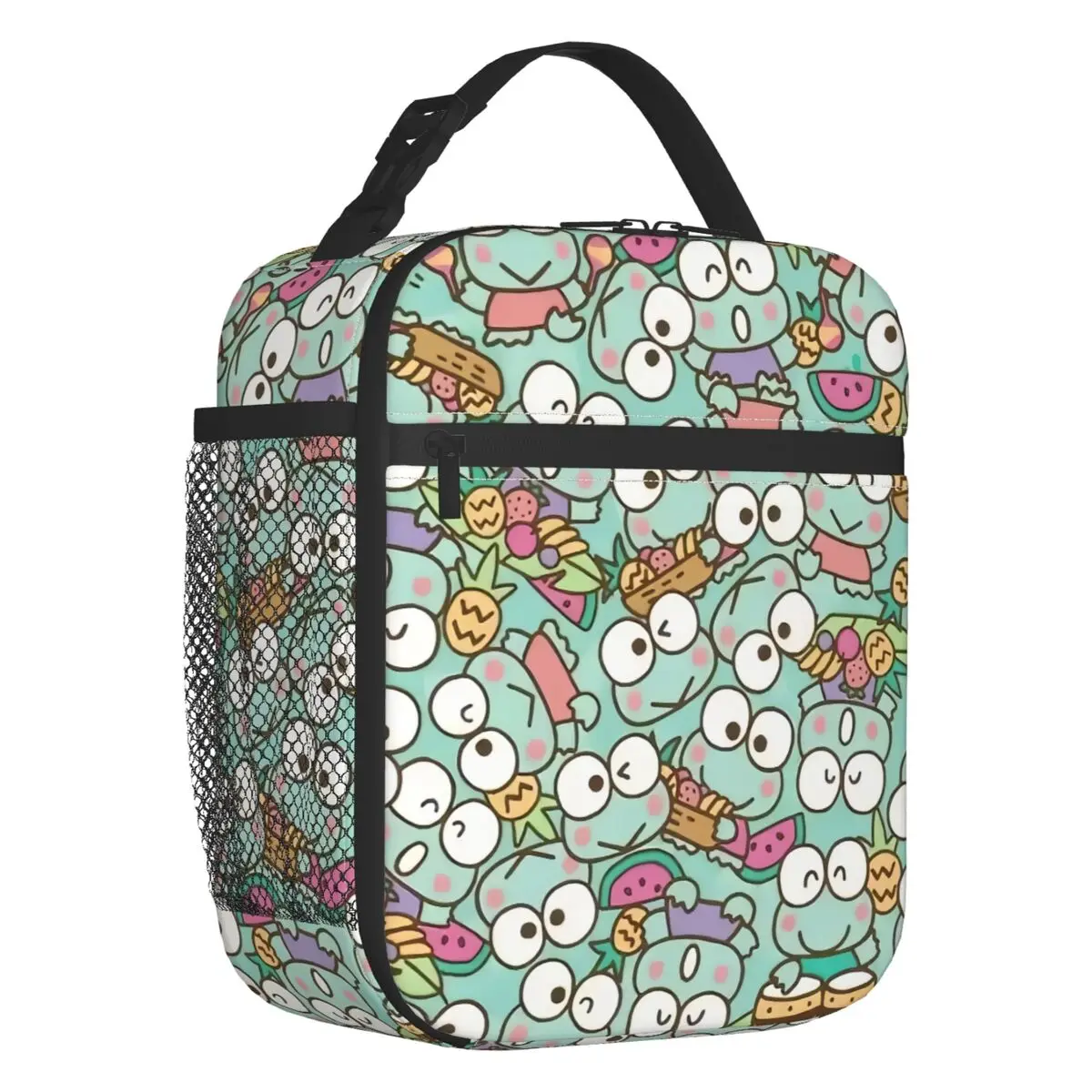 

Пользовательский мультфильм Kero Kero Keroppi Sanrio аниме изолированная сумка для обеда для женщин портативный холодильник термобокс для бенто школьный