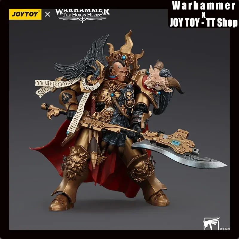JOY TOY - Warhammer 1/18 40k Constantin Valdor, Capitão-Geral dos Adeptus Custodes durante a Heresia Horus - Figura de ação