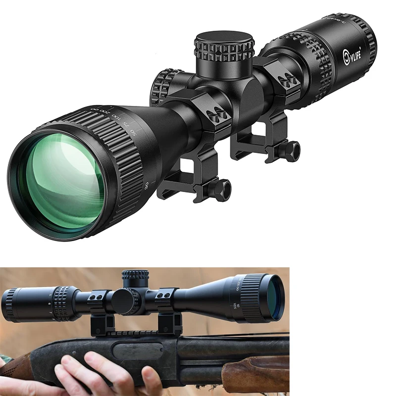 

CVLIFE Rifle Scope 3-9X40 AO Optics Riflescope SFP Sights with Parallax Adjustment for 120mm Picatinny Rail Second Focal Plane