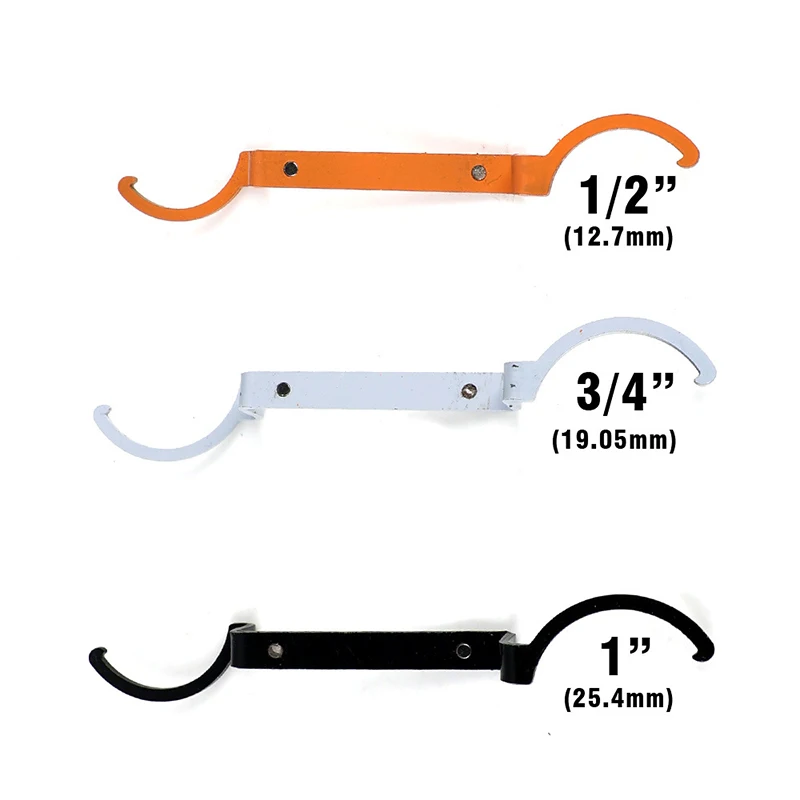 Set di strumenti per chiavi di bloccaggio, kit in acciaio legato a forma di S con dado anti-allentamento per la manutenzione di auto, camion e tubi dell'acqua