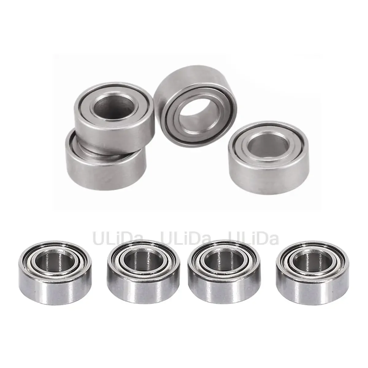 4 Pcs 520/620 Bearing Guide Roller Bearings for Tamiya Mini 4WD RC Car 2*5*2.5mm/2*6*2.5mm/2*6*2mm/3*8*3mm/5*8*2.5mm/5*9*3mm