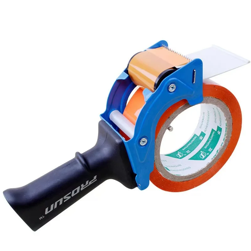 Heavy Duty Package Tape Dispenser Portable Sealing Tape Gun Dispenser Comfortable Handle Tape Cutter Box Packaging