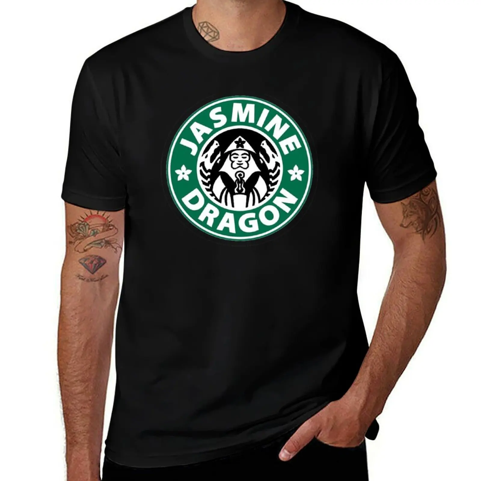 

Jasmine Dragon Avatar The Last Airbender Uncle Iroh Tea Shop T-Shirt Blouse custom t shirt men graphic t shirts