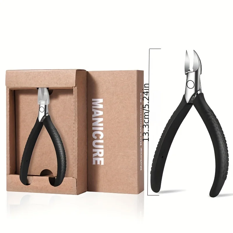 Toenails Pedicure Foot Nail Care Tools Sharp  Thick Ingrown Anti Splash Stainless Steel Nail Clippers Eagle Nose Pliers