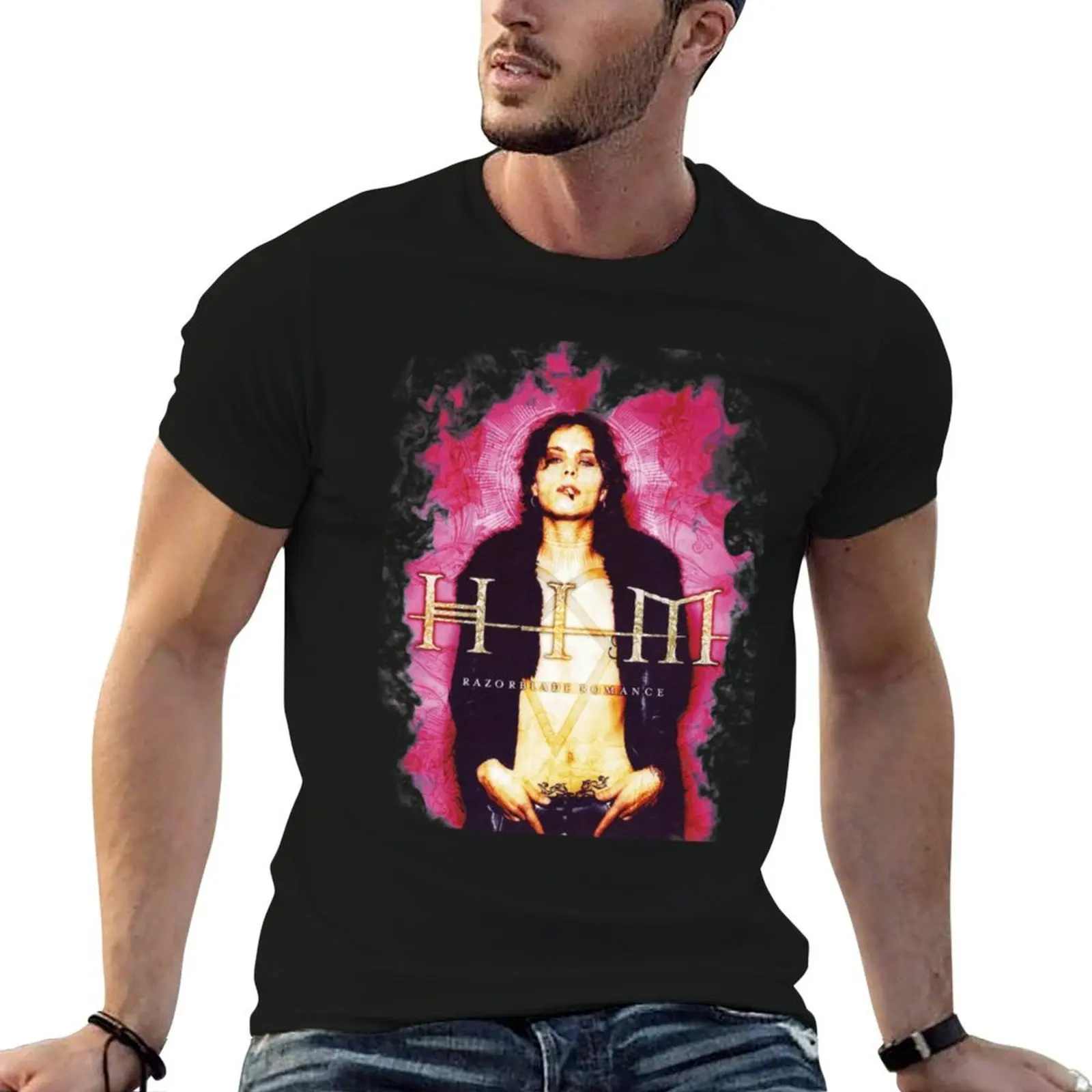 Him Band VV H I M - Him Ville Valo Razorblade Romance smoke Essential T-Shirt