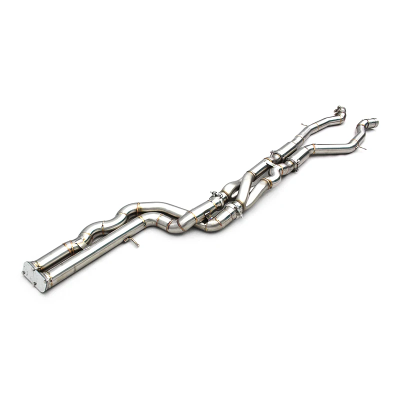 Auto SUS304 2.5inch Z-Pipe Equal Length Exhaust MidPipe For BMW M3/M4 F80/F82/F83 S55 3.0T 2015-2017 Middle Exhaust Pipe