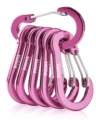 6 piezas de color rosa