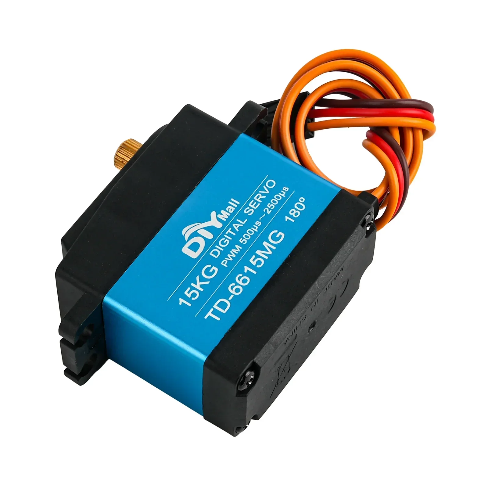 15KG RC Servo TD-6615MG Standard Digital 180/270/360 Degree 25T Metal Gear Motor Baja Servos for RC Model Cars Crawler Robot Arm