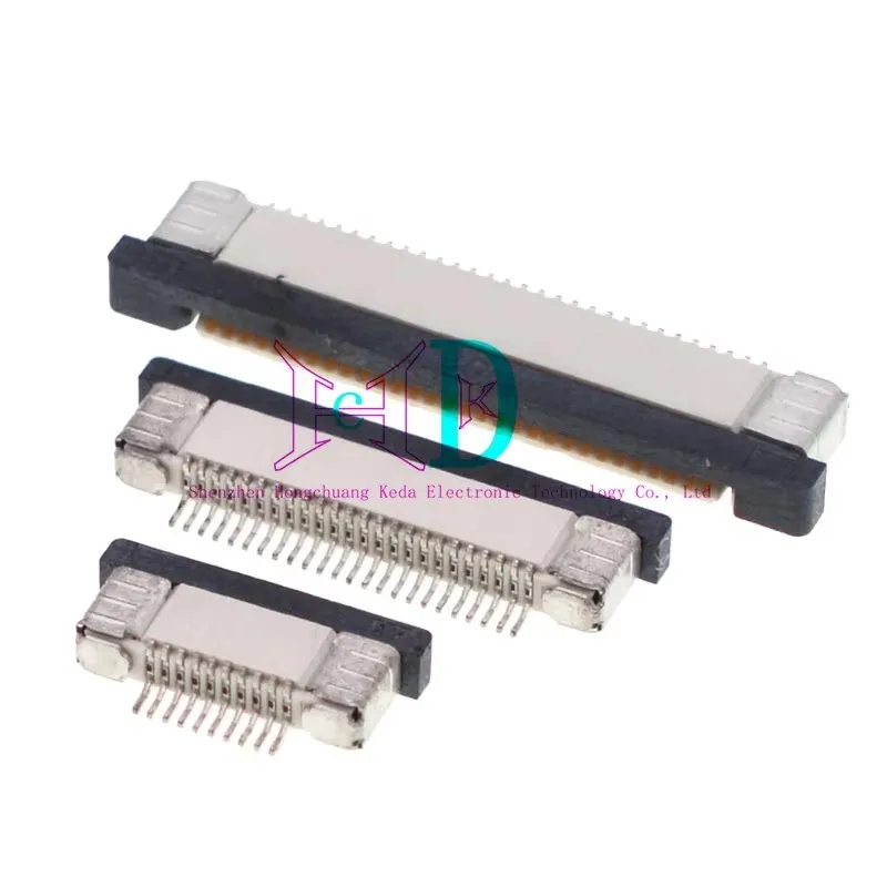 10pcs FPC/FFC connector 0.5MM drawer type bottom connection 19-50P pull-out LCD screen cable socket