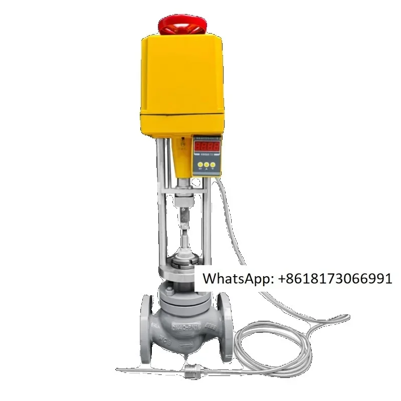 

Integrated electric temperature control valve, steam hot water heating and cooling intelligent proportional control valve