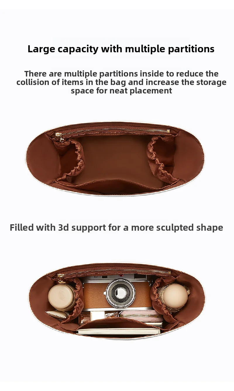 Bag Organizer Insert For Coach Rowan21 Waterproof Bag Insert Storage Lightweight Bag Support Dupont Paper Storage Bag Accessory