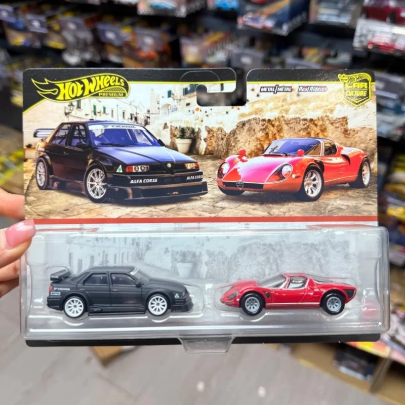 

New Hot Wheels Premium Car Culture Hbl96 2-Pack Nissan Gt-R Nismo Gt3 Nissan Gt-R R35 1/64 Scale Diecast Car Model Collection